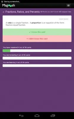 GMAT Math Flashcards android App screenshot 1