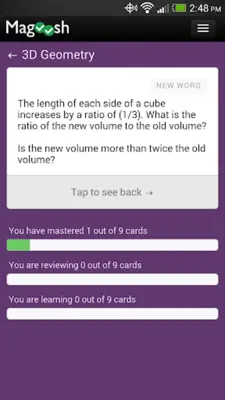 GMAT Math Flashcards android App screenshot 8